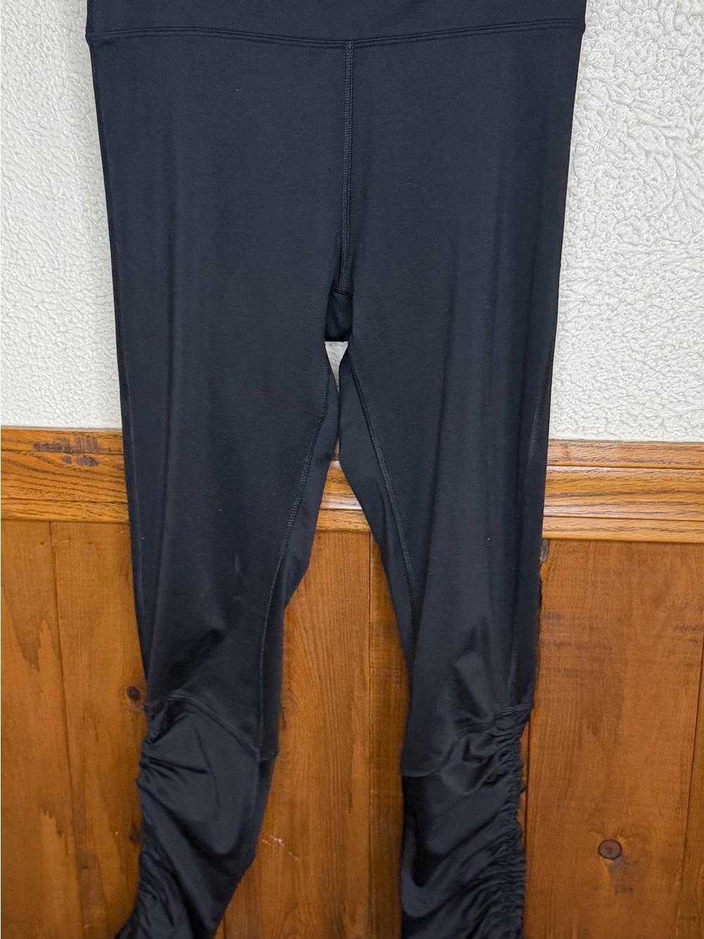 PINK Victoria's Secret Black Girls' Ruched Leggings
